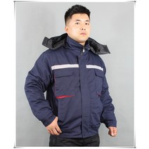 자동차 보온 냉동 창고 남녀 정비 휴대용 태양광 겨울작업복, C01-퍼플리시블루 색 싱글장 생담 솜옷