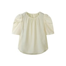 [듀엘] 퍼프소매 블라우스 LY_L232PSC073