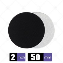 연마 도구용 샌딩 디스크 후크 및 루프 소프트 스폰지 쿠션 인터페이스 버퍼 백킹 패드 2 3 4 5 6 인치 8 홀, 2인치 50mm, 3개, 협력사
