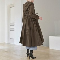 LENIC&MCCOY 레인 코트 스타일 허리 스트링 후드 집업 점퍼 MJ10JP104HJJ