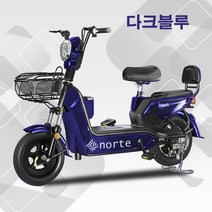 전기 자전거 전동 스쿠터 팻바이크 성인용 출퇴근 미니벨로 팻바이크, 65km, 다크블루