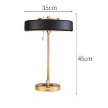 크롬 온오프스위치 뒤 현대 팬시 스탠드조명 스타일리쉬 개성 호텔 책상테이블 디자이너 모델하우스 심플 침실 1447982082, 블랙 -직경 35 하이 45 버튼스위치