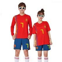반티닷컴 스페인 홈 8485 축구복 상하의 세트 풀마킹