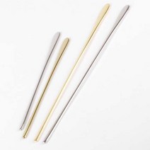 [칵테일 언더락 하이볼 머들러(4size)]/음료/에이드/주스/라떼/원두커피/카페/바용품/데코/, 언더락 머들러 실버 15.2cm