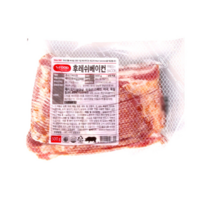 에쓰푸드 후레쉬 7mm 슬라이스 베이컨 500g 천일염 숙성 훈연 피자 파스타 햄버거 토핑
