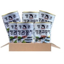 펭귄 꽁치 400g 3개 + 펭귄 고등어 400g 3개, 1세트