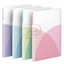 파샵 A4포켓 클리어화일20매 증권화일 보험파일 계약서홀더, 청색(401135)