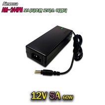 12V 5A 60W Aimecca 에이메카 모니터 AM-244PH 호환 국산 어댑터, 1개, 어댑터만