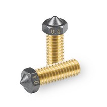 3D프린터노즐 Volcano/MK8/E3D 황동 PTFE 코팅 노즐 비 스틱 필라멘트 0.4MM 압출기 프린트 헤드 업그레이드 1.75MM Blu-3 Ender 3, 03 Volcano Nozzle_02 2PCS