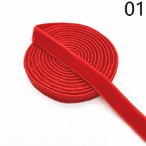 벨벳 리본 끈 테이프 부드러운 편안한 양면 가방 스커트 옷 소재 액세서리 바느질 패브릭, 01