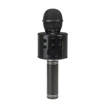 강의용무선마이크 무선기가폰 강의용마이크 ws858 휴대용 블루투스 노래방 dj 마이크, 마이크 블랙