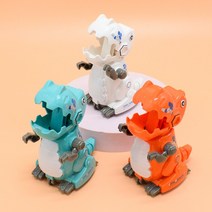Aolaite 공장 직접 판매 프레스 기계 공룡 도마뱀 관성 백 포스 조명 음악 트롤리 유치원 퍼즐 장난감, 글라이딩 사운드와 가벼운 기계식 용 (임의의 색상)을