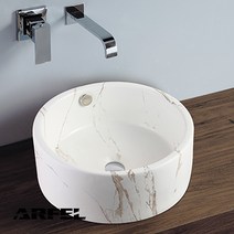 아르펠 탑볼 원형 대리석무늬세라믹도기세면대H-217-B, 선택안함, 선택안함, 1개