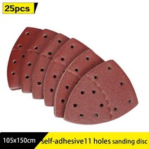 원형샌딩기 사포샌딩기 센딩기 원형사포 25pcs 마우스 샌딩 시트 삼각형 샌딩 페이퍼, 40