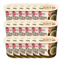 햇반 컵반 강된장 보리비빔밥 280g x 18개., 상세페이지 참조, 상세페이지 참조, 상세페이지 참조
