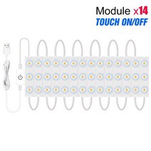 LED 메이크업 거울 전구 USB 할리 호환우드 화장대 조명 밝기 조절 벽 램프 욕실, 14 Bulbs, Two Years Warranty, Two Years Warranty