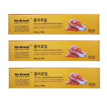 노브랜드 종이호일 30cm x 40m x 3개 에어프라이어 기름종이, 1개