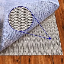Home Must Haves 미끄럼 방지 스트롱 홀드 펌 그립 러그 패드 (0.3cm/0.1인치) 베이지 0.9x4.9m(3x16피트) RP2 3x16, 2x7 Feet