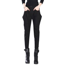 승마복 여성 남성 승마 복장 승마복바지 승마바지 배기팬츠 가을과 겨울 원 플러스 벨벳 하이 캐주얼 145, 검은 양털, l