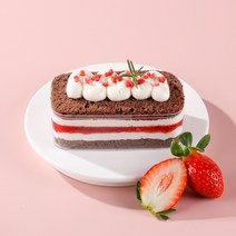 수제 케이크, 딸기퓨레 초코케이크 5개