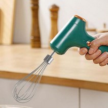 키친에이드반죽기 휘핑기계 빵 반죽기 스파 믹서무선 휴대용 전기 음식 믹서 핸드 블렌더 고전력 반죽 계란, 02 Geen 1 Rod