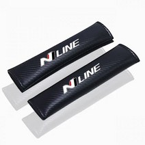 자동차 벨트 보호 액세서리 현대 n 라인 투싼 코나 소나타 벨로스터 i30 i20 n 엘란트라용, 2pcs nline