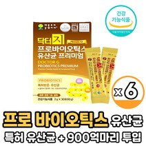 닥터지 지근억 비피더스 유산균 유산간균 비피더스균 특허유산균 갈락토올리고당 프락토올리고당 함유 프로바이오틱스, 6박스, 닥터지 프로바이오틱스 유산균30포