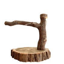 파파모미 앵무새 횃대 나무 횟대 놀이터 발톱갈이 스탠드, 옵션A 20cm