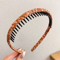 머리핀 머리띠 여성코디가잘되는 외출 셀럽 성년 뉴타입 세수 압력 사용 미끄럼방지 톱니달린 헤어핀 잔머리