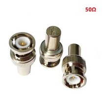 5 개몫 50Ohm75Ohm BNC 남성 플러그 종단 더미로드 5075 옴 터미네이터 RF 커넥터 CCTV 용, 01 50 Ohm