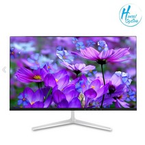 한솔시스템 H2411FB 베젤리스 24인치 모니터 블랙 FHD 75Hz