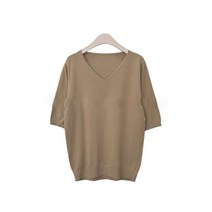 데일리앤 버닝 브이넥 니트