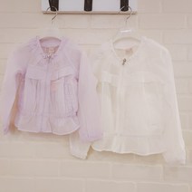 [페리미츠] 여름 러블리 프릴 바람막이 점퍼 P2220J055