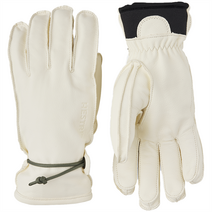 Hestra 방한장갑 보드장갑 Wakayama 5Finger Gloves, Almond White/ Almond White, 9