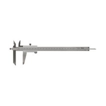 Mitutoyo 536-102 버니어 캘리퍼스 스테인리스 스틸 오프셋 턱 0-200mm 범위 +/-0.05mm 정확도 0.05mm 해상도, 0.05mm, +/-0.05mm + 536-102