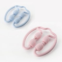 종아리롤러 허벅지마사지롤러 다리안쪽근육운동기구 스트레칭, 블랙, 1개