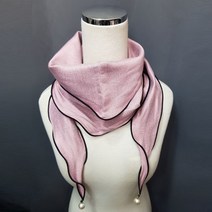 카밀 진주 스카프 머플러 봄 가을