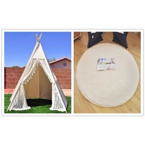 가제보 방수 천막 차광막 접이식 우레탄창 워닝 캐노피 막사 포장마차 몽골텐트 투명 테라스, 레이스 5퍼팅(소)+1.6m 매트