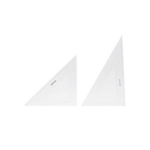 [코리아문구사] 아트메이트 눈금 삼각자 30cm 2개입