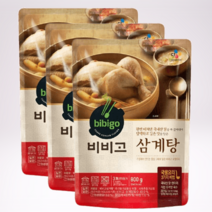 비비고 삼계탕 즉석국 간편식 간편국 대용량 업소용 800g 3팩, 삼계탕 3개