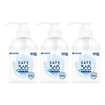 유한양행 [본사직영] 해피홈 SAFE365 겔타입 손소독제 500mL, 3개