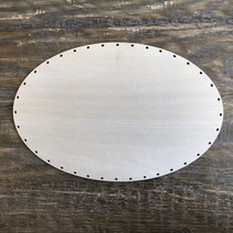 라탄합판 타원 자작나무 4T 30X20 라탄바닥 재료, 1개