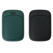 우먼스9999 충전식 USB 무선 손난로 휴대용 캠핑용 글램핑 카라반 물류센터 등산 스포츠 야외 낚시 에코너-H1, 그린+블랙