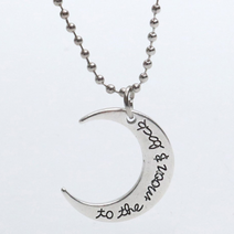 군번줄 목걸이 선물 친구 남자목걸이 엣지있는 달님 펜던트 남자 남성