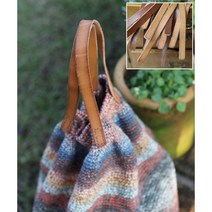 퀼팅맘 베지터블 빈티지 가방 손잡이 스트랩끈 P809, 블랙, 1개