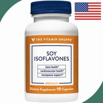 [The Vitamin Shoppe] 더비타민쇼피 Soy Isoflavones Menopause 포 우먼 여성 여자 200mg 90 캡슐