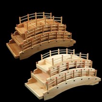 일식집 원목 아치형 스시 초밥 트레이 접시 다리 모양, 목조 스시 아치교소