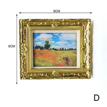 북눅 만들기 책꽂이 미니어처 하우스 DIY 틈새 책장 1:12 미니 인형의 집 미니어처 사진 프레임 골동품 매, 04 D