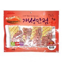 개성만점 반려견간식300g, 개성만점 연어+고구마큐브300g