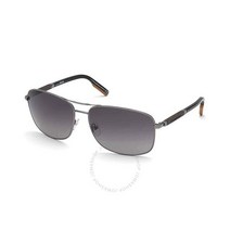 Ermenegildo Zegna 에르메네질도제냐 Grey Gradient 그레이 그라데이션 Navigator 네비게이터 Men 남성 Sunglasses 선글라스 EZ0176 08B